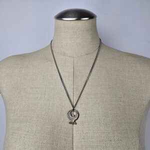 Vintage Amway Rising Phoenix Silver Necklace